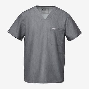 FIGS Leon three pocket scrub top Graphite Grey Size XL Technical Workwear